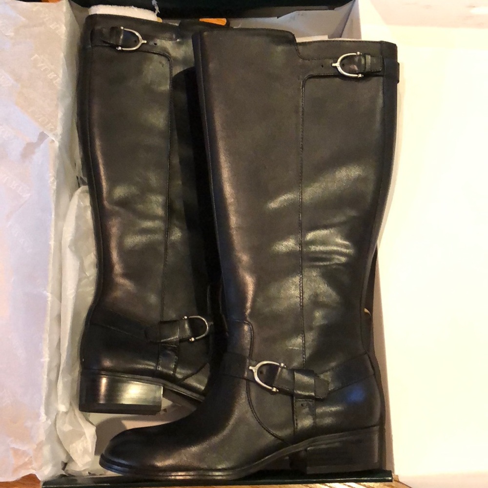 Ralph Lauren Black Boots